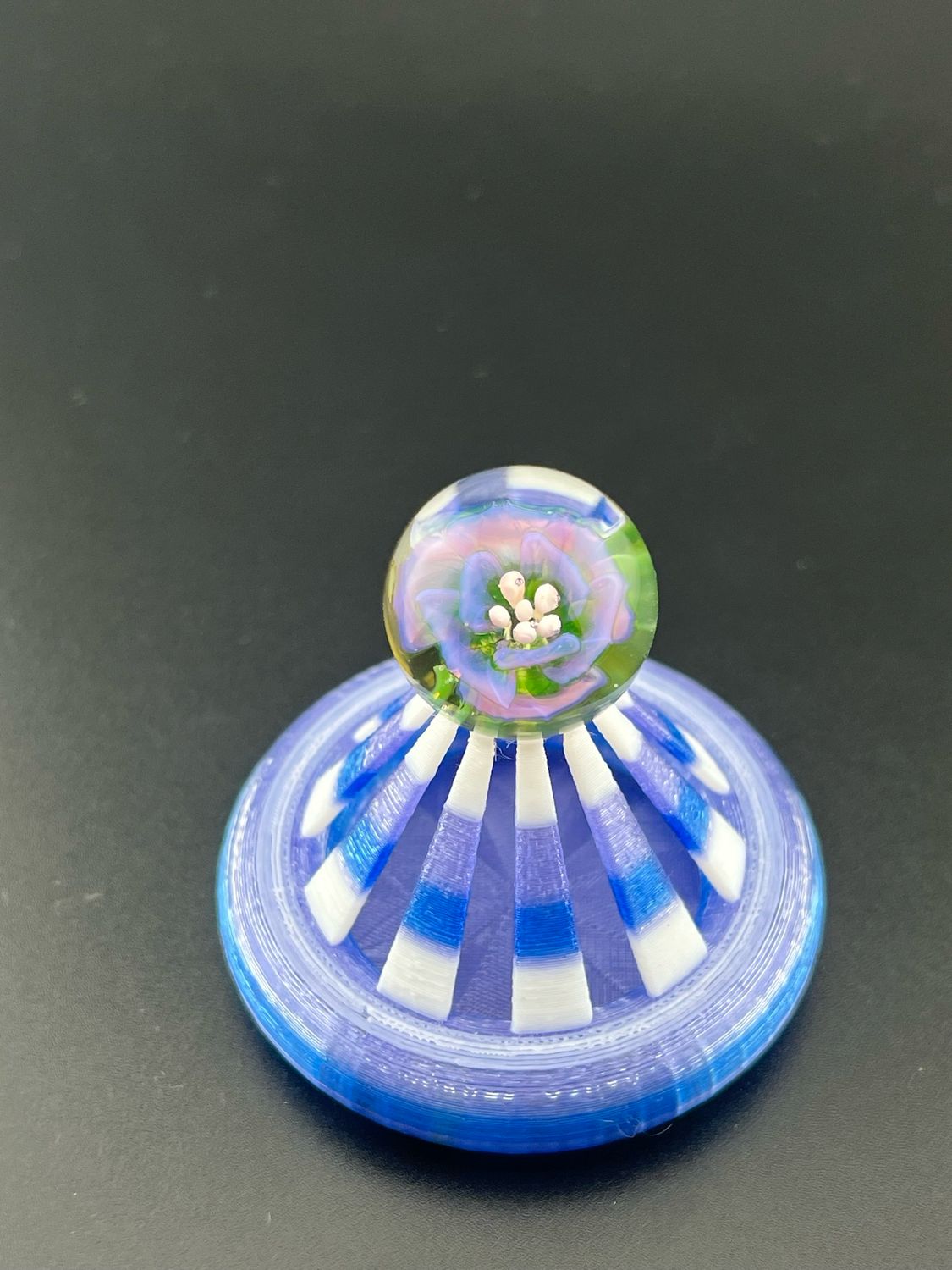 Summer Series Offering #22. Royal Jelly/Ion Flower Marble 24mm