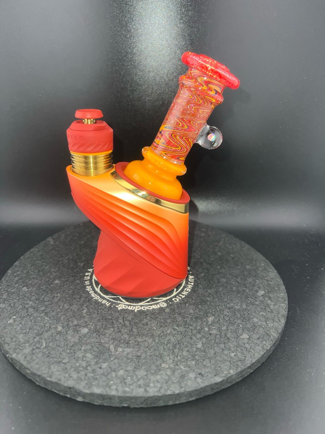 Moonboot710 Dichroic Dry Puffco Attachment