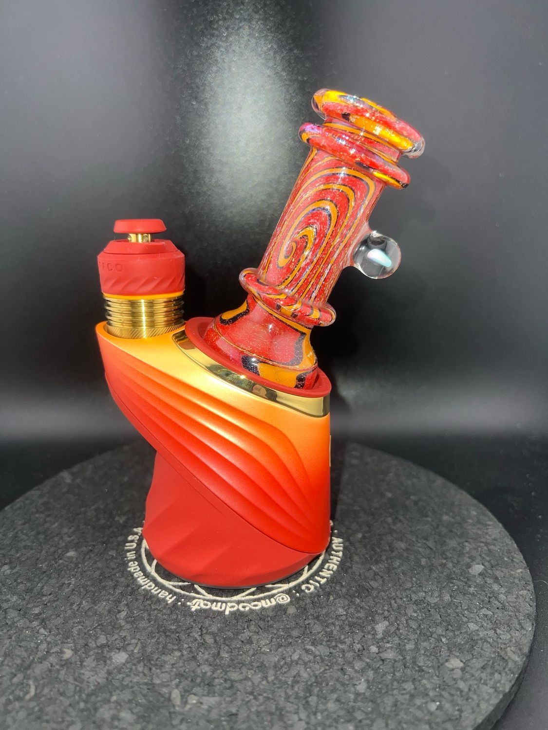 Moonboot710 Dichroic Dry Puffco Attachment