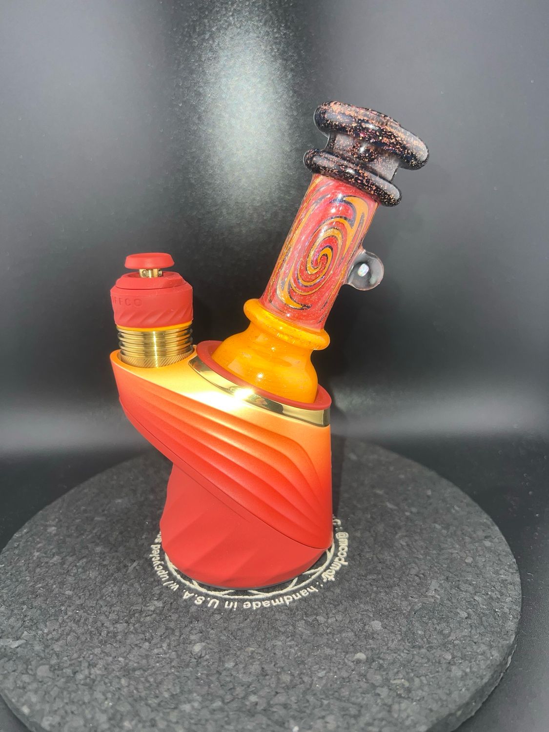 Moonboot710 Dichroic Dry Puffco Attachment