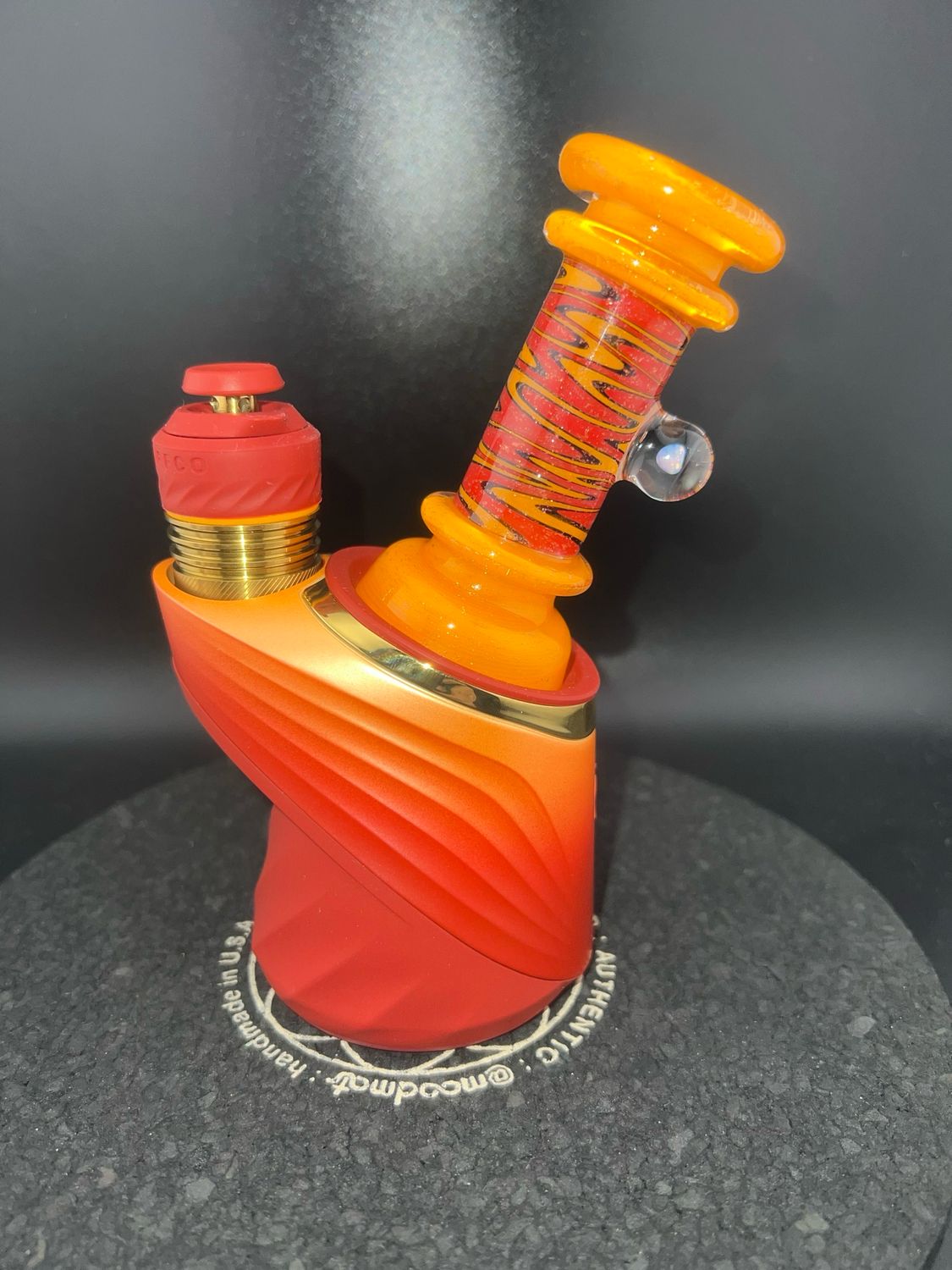 Moonboot710 Dichroic Dry Puffco Attachment