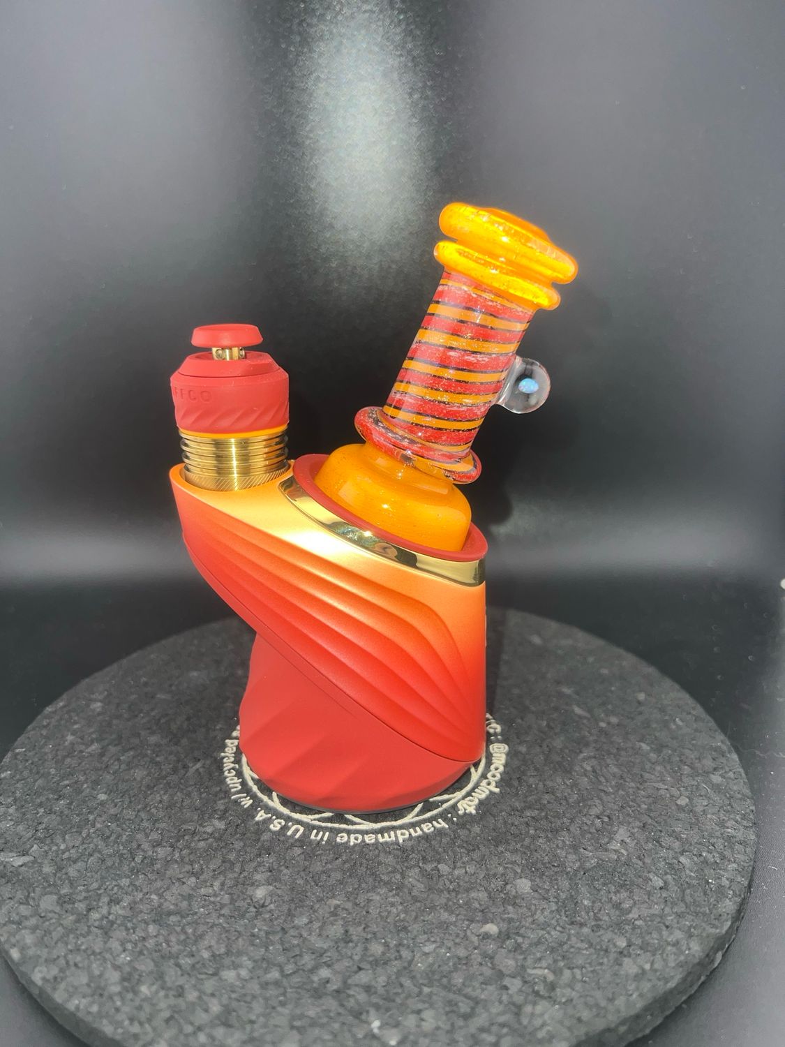 Moonboot710 Dichroic Dry Puffco Attachment