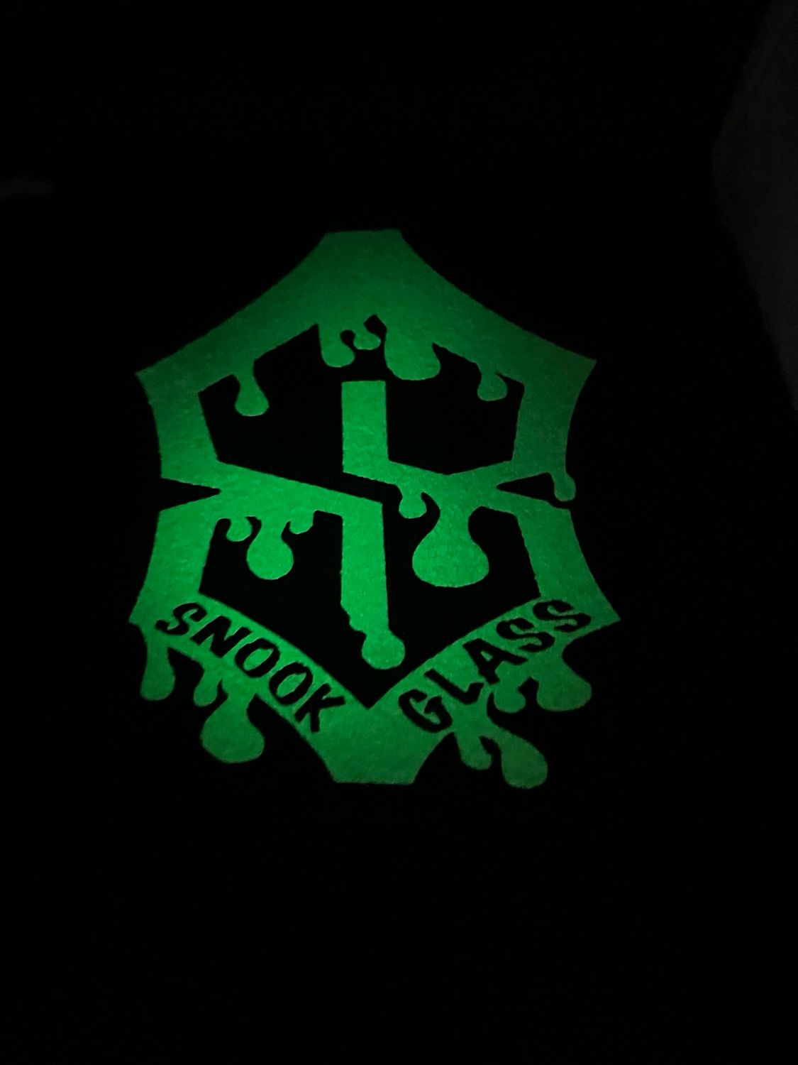 Snook Glass Green Glow In The Dark Moodmat 8inch.