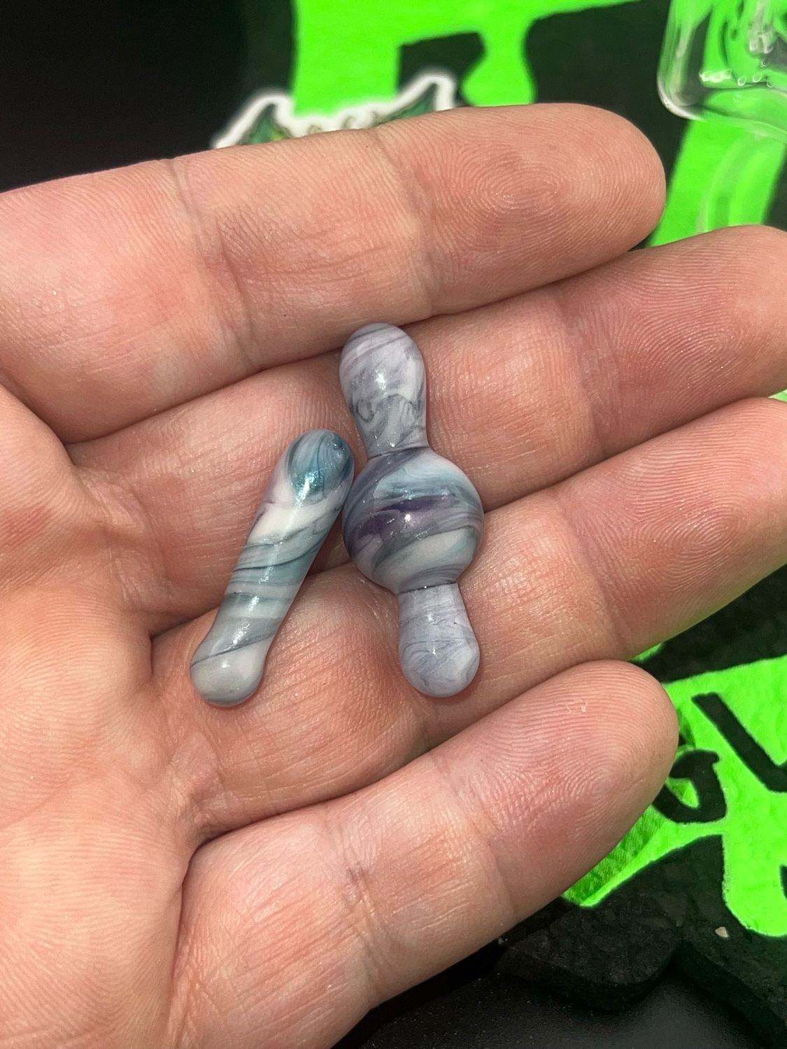 Triple Mix Drip Tip Cap And Matching Pillar
