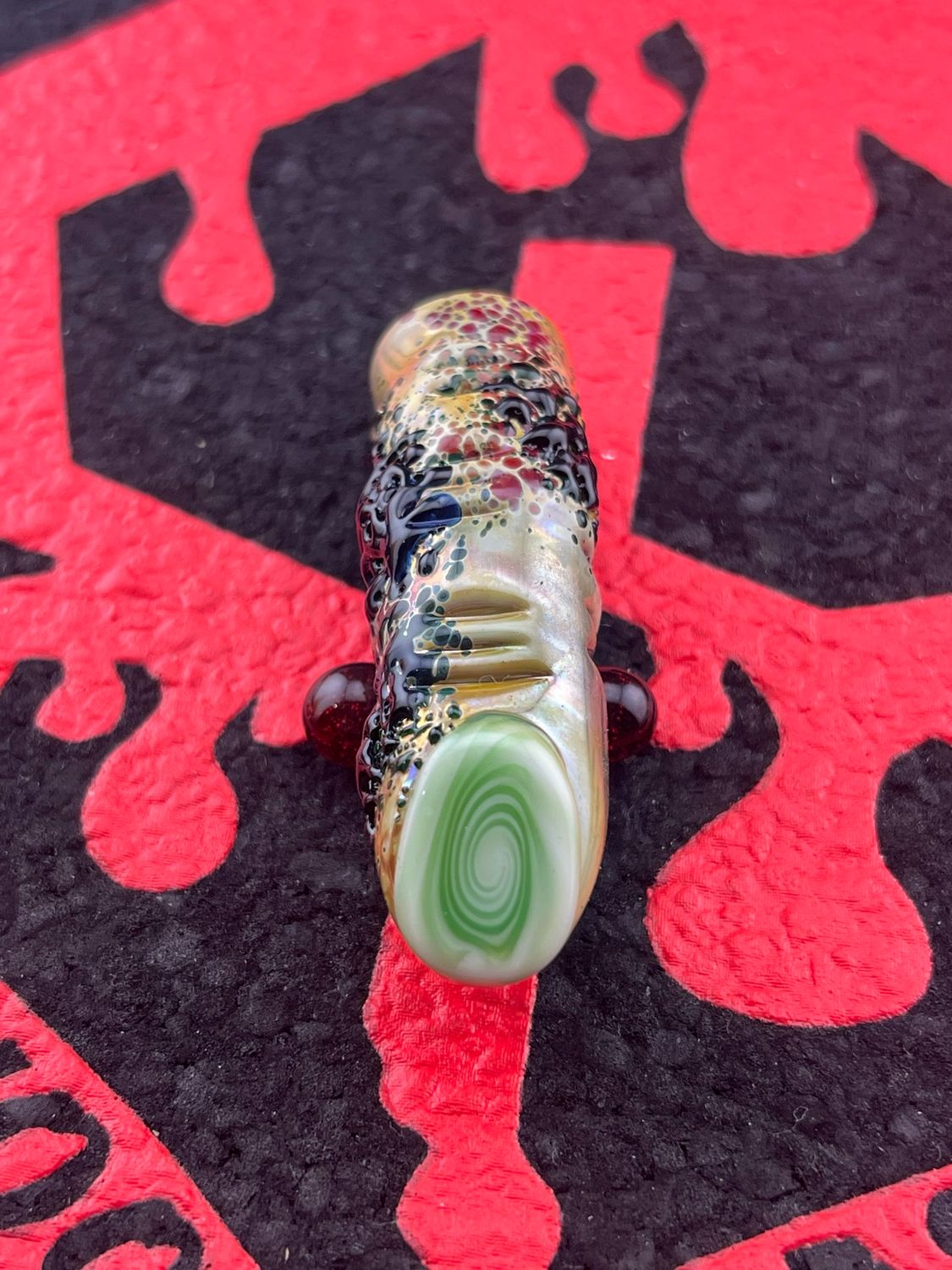 Snook Glass Zombie Finger Chillum