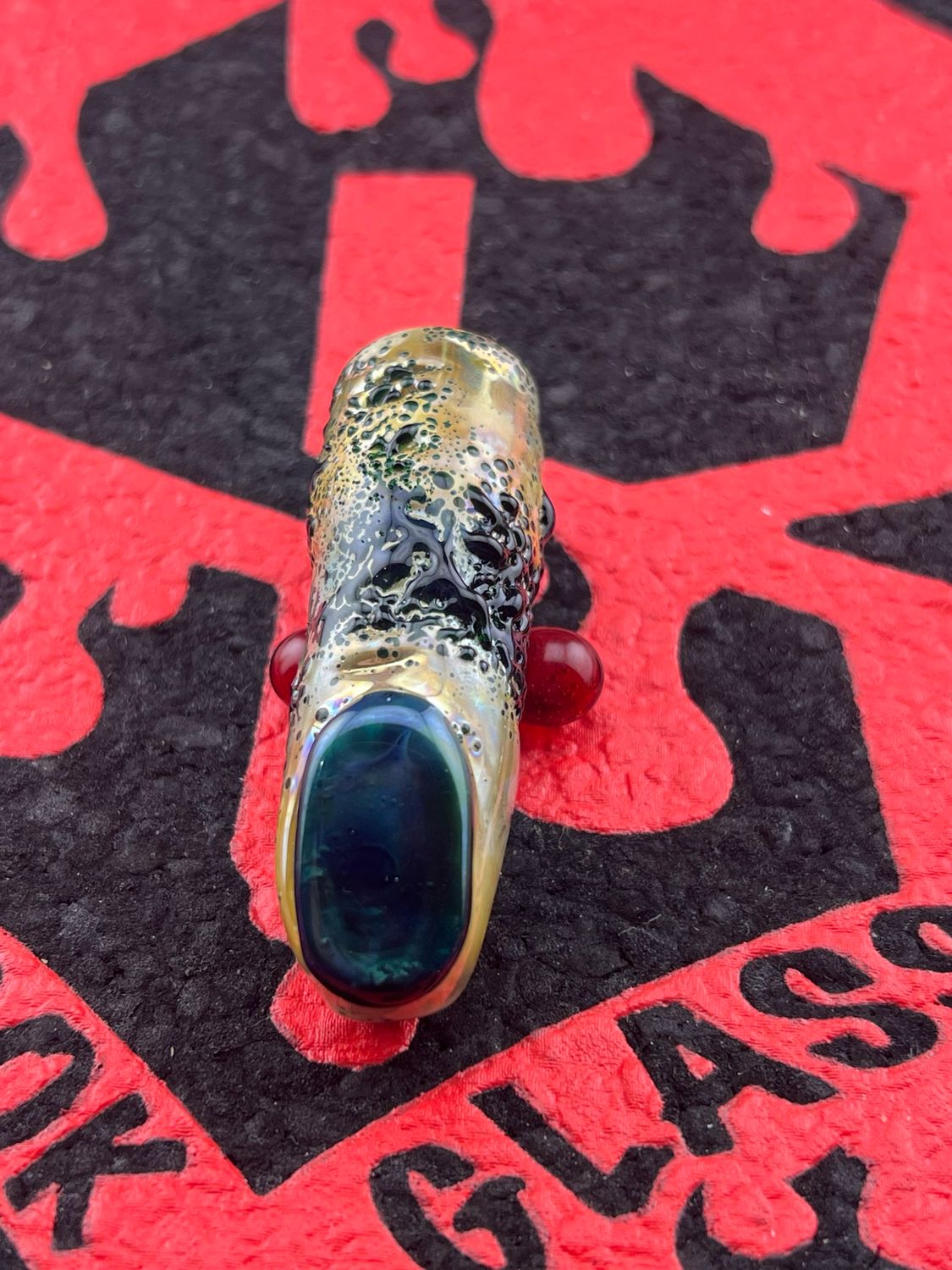 Snook Glass Zombie Finger Chillum