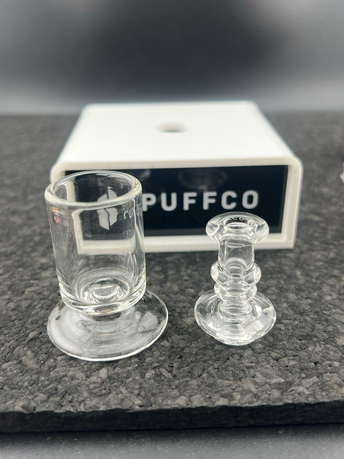 Charlie Shaw Puffco Pivot Mouthpiece and stand