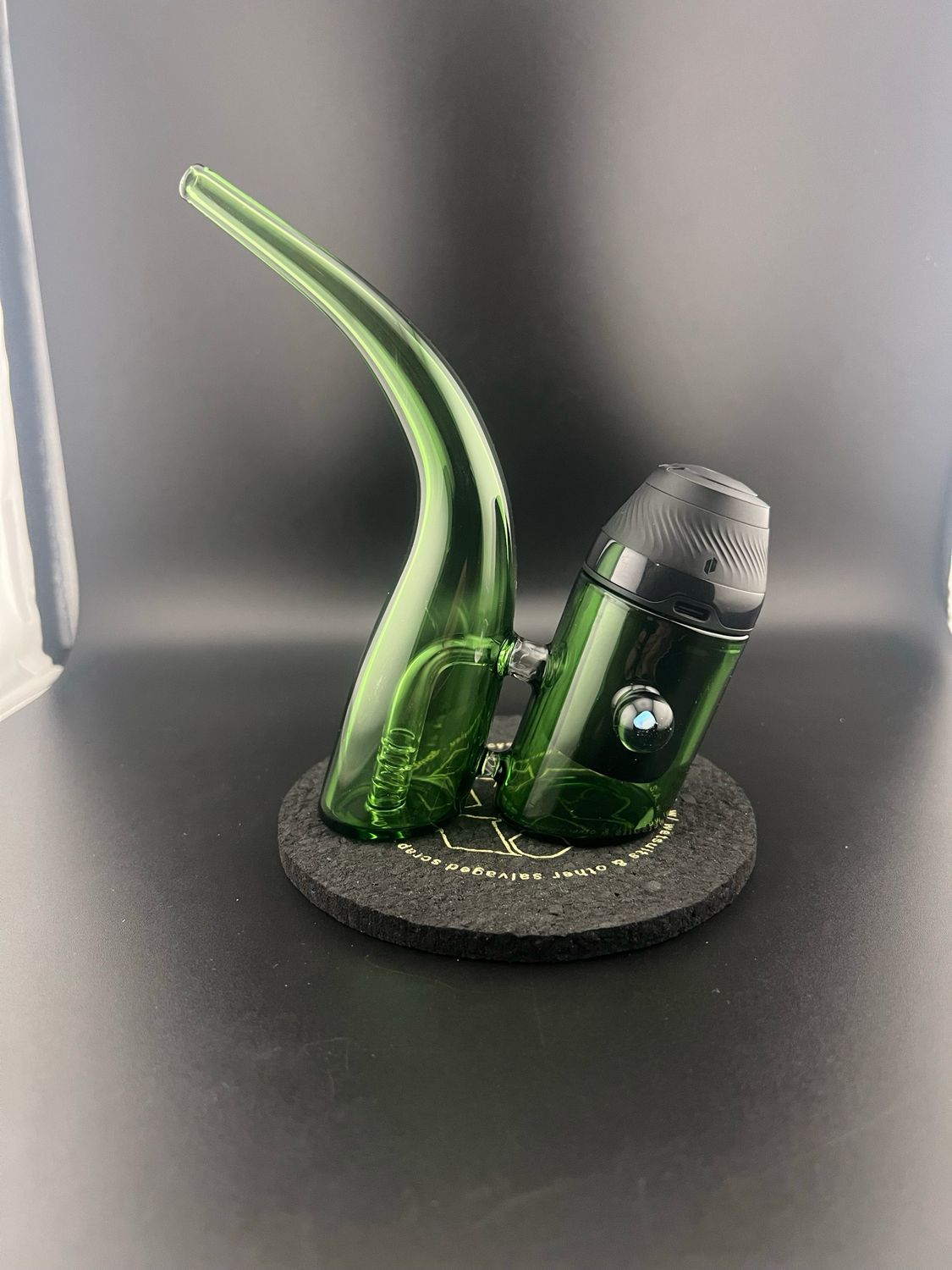 IRIDESCENT GLASS: OPAL BUB PUFFCO PROXY ATTACHMENT(flourish green)