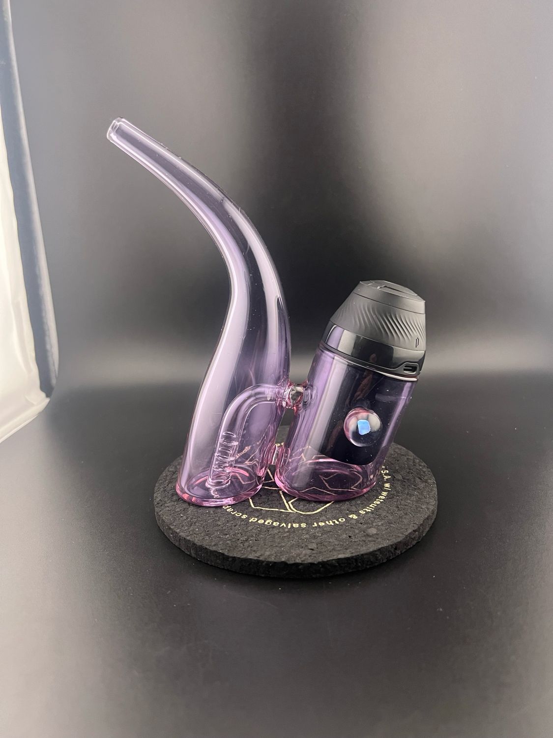 IRIDESCENT GLASS: OPAL BUB PUFFCO PROXY ATTACHMENT(purple cfl)