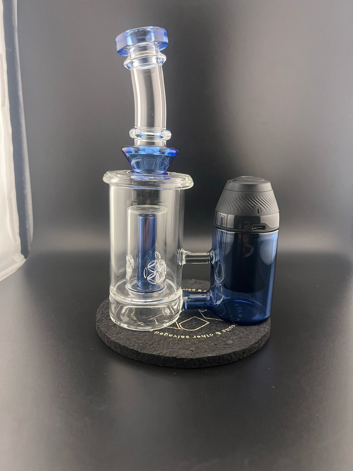 IRIDESCENT GLASS: SOL BUBBLER PUFFCO PROXY ATTACHMENT