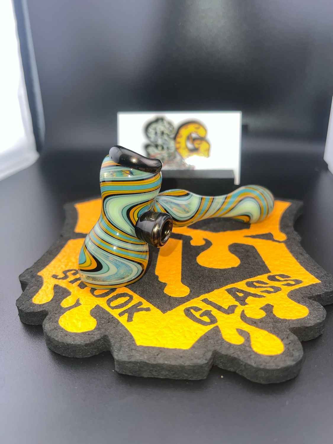 Snook Glass Linework Hammer With Electrum Accents