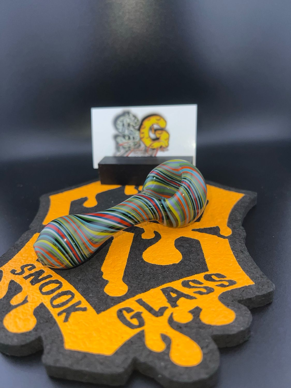 Snook Glass Linework Spoon