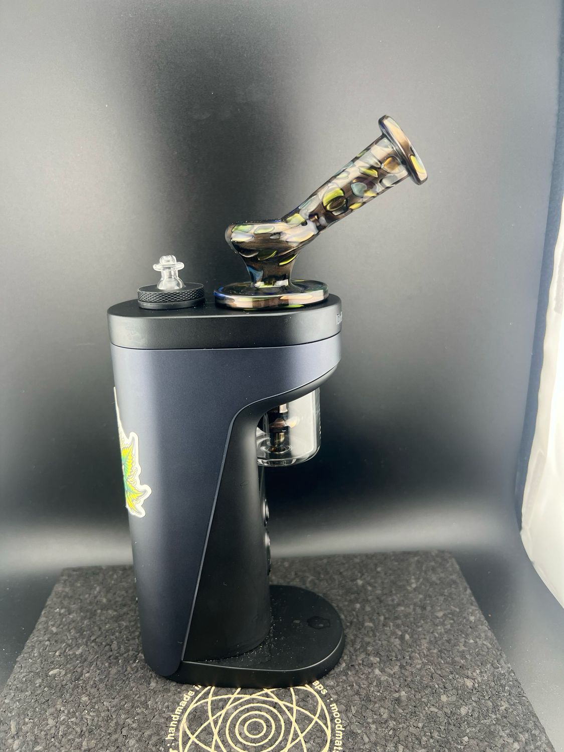 Snook Glass X Charlie Shaw. Dr. Dabber Attachment. 5 Hole Fixed Perc.