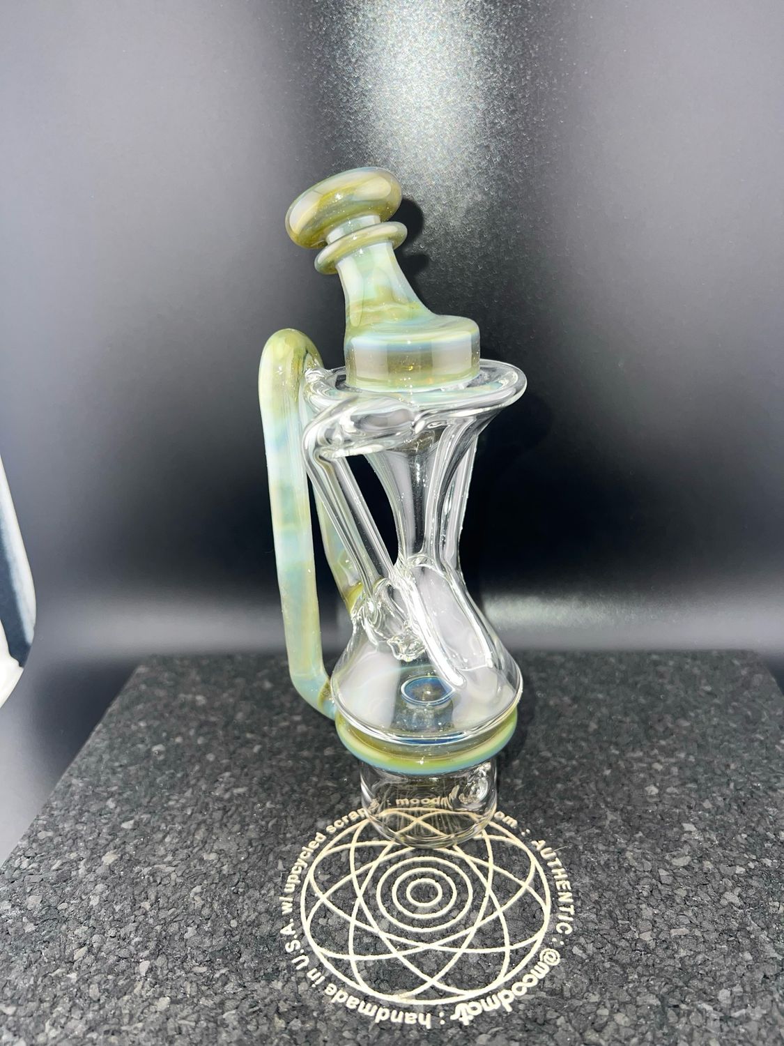 Sandalz Glass Double Uptake Recycler. Dr. Dabber Switch 2 Attachment