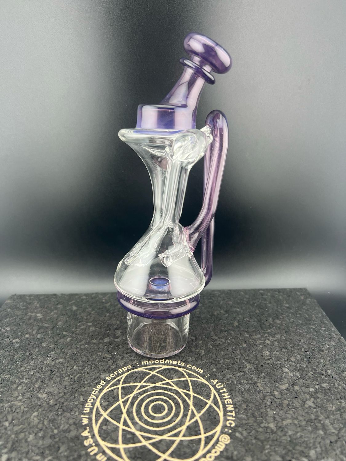 Sandalz Glass Double Uptake Recycler. Dr. Dabber Switch 2 Attachment