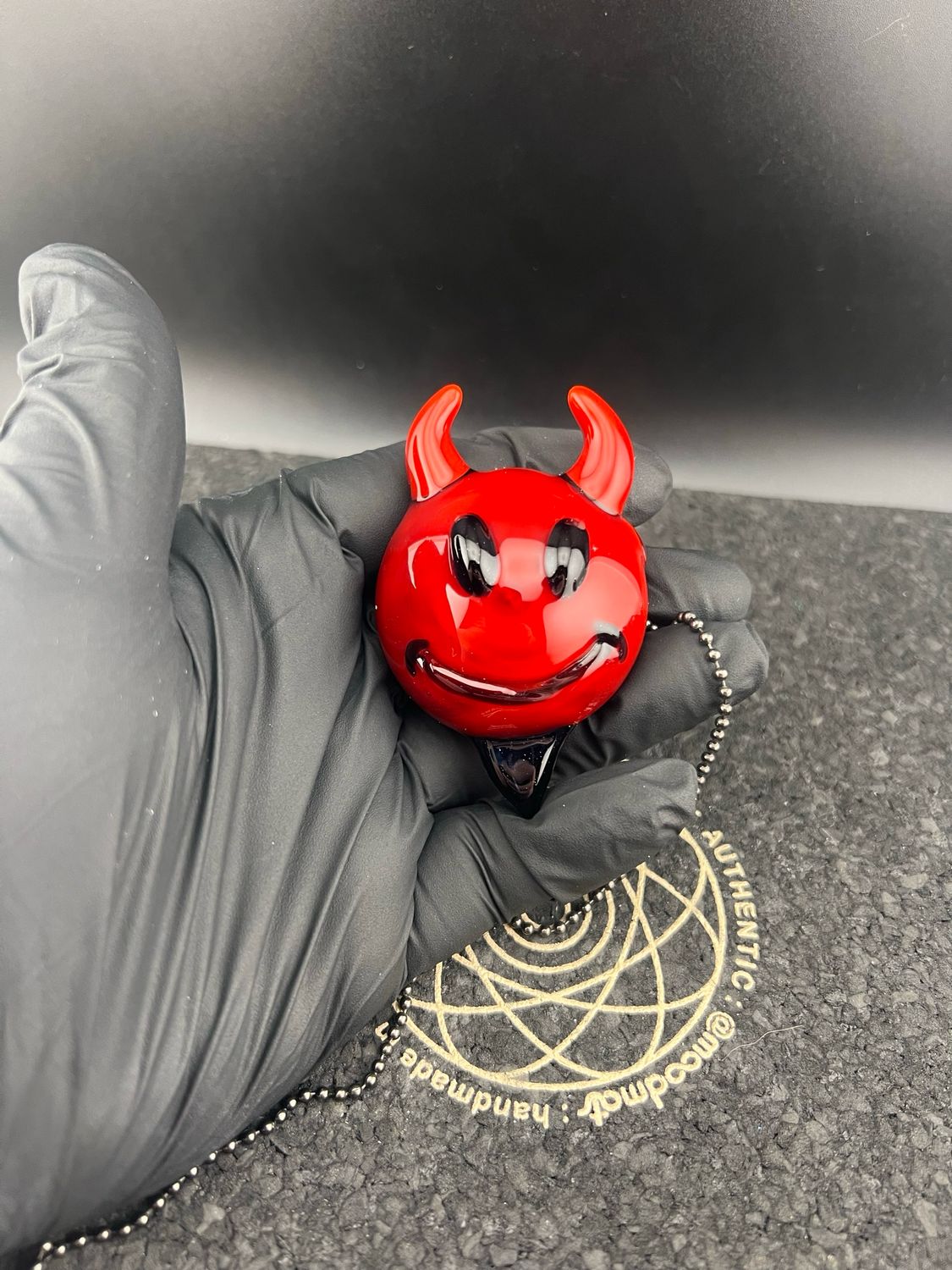 HoodRatShit Devil 😈 Smiley Pendant