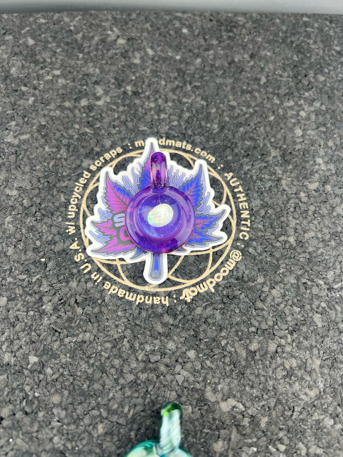 Royal Jelly Crushed Opal Xl Tumbled Opal Pendant.