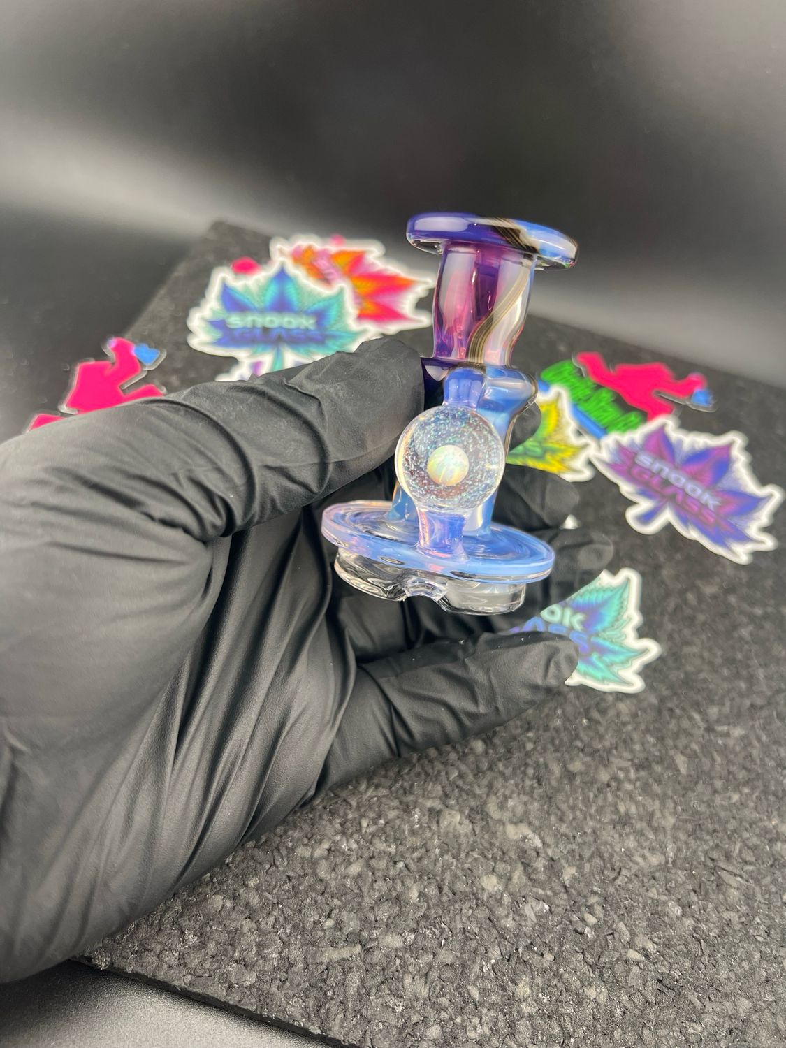 Snook Glass X Charlie Shaw Dry Puffco Attachment