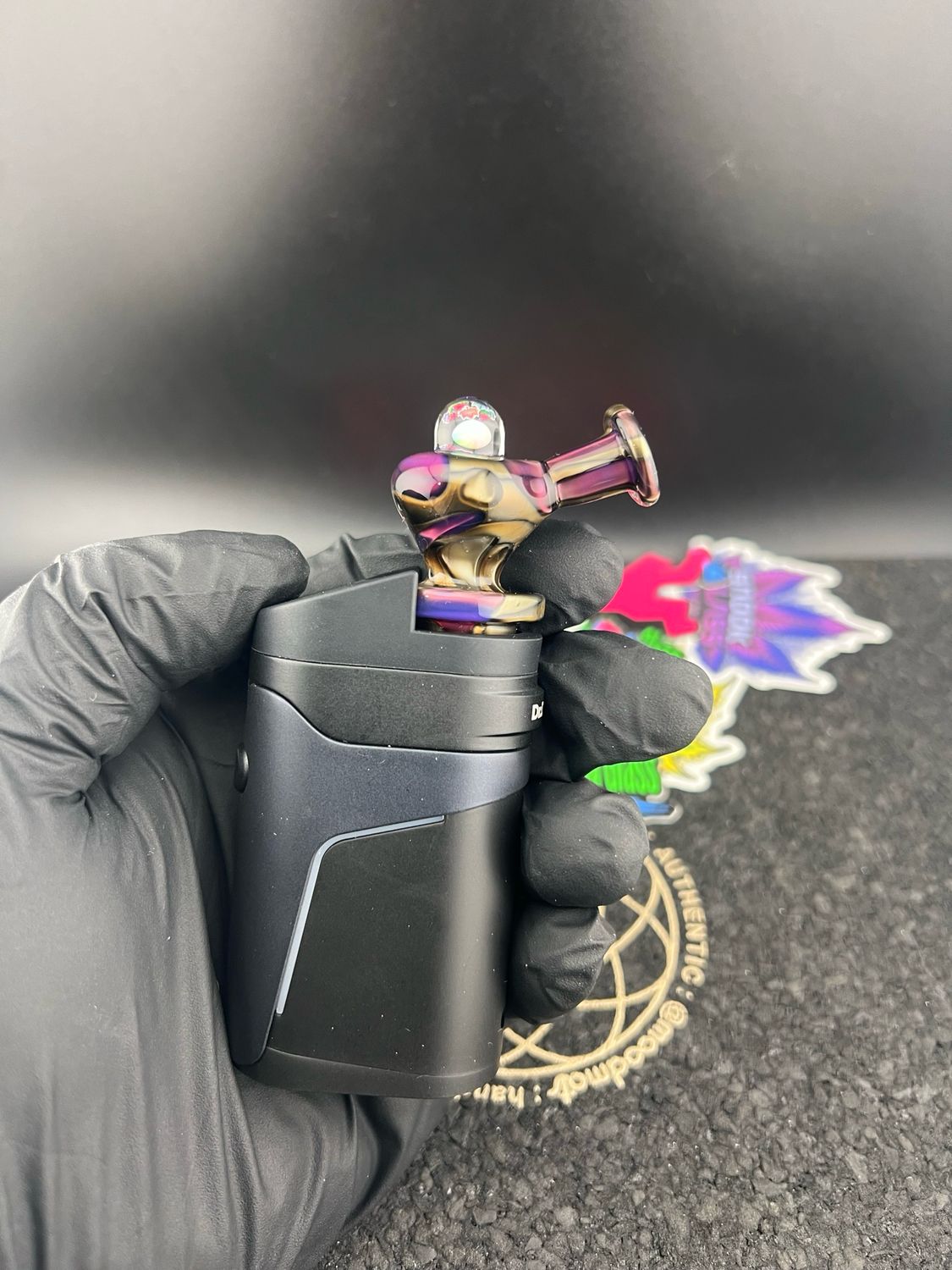 Snook Glass X Charlie Shaw Ghost 2 Mouthpiece With Opal Sphere Accent