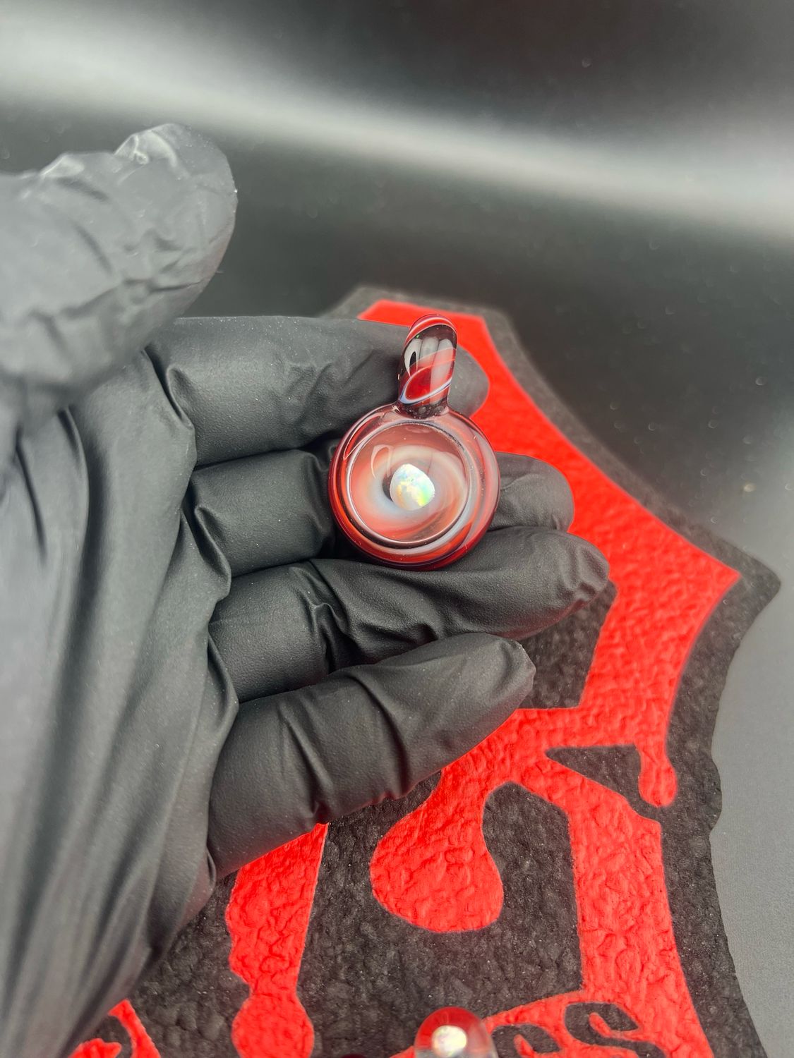 Floating Opal Pendant