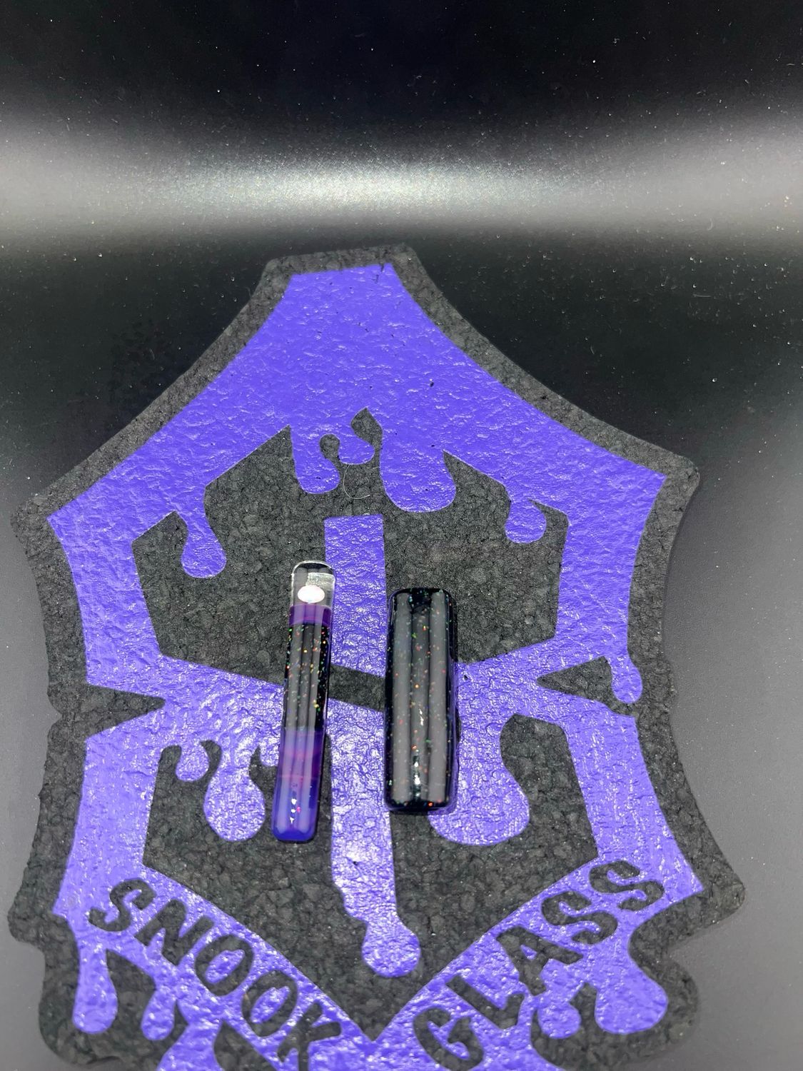 Crushed Hash Hole/Doobie Crutch and Packer Set (15mm X 46mm)