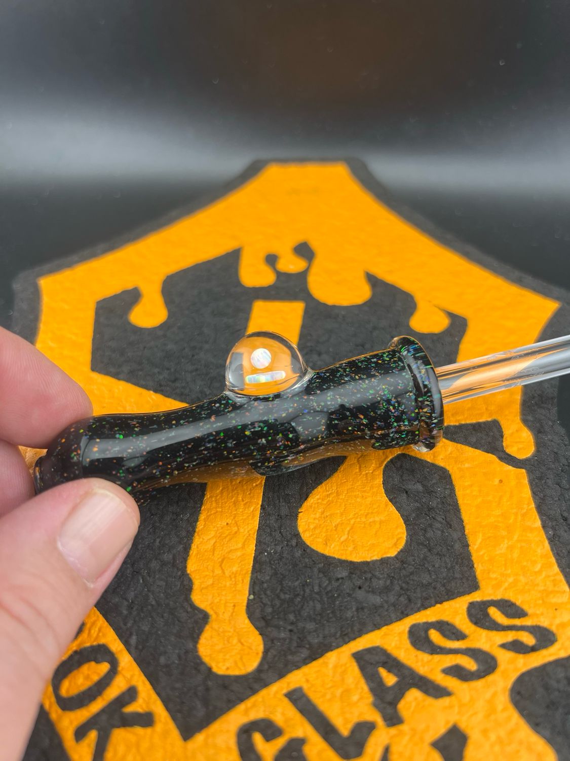 10mm Crushed Opal Nectar Collector With Double Stacked Opal. (Comes With Nastee X Snook Quartz Tip)