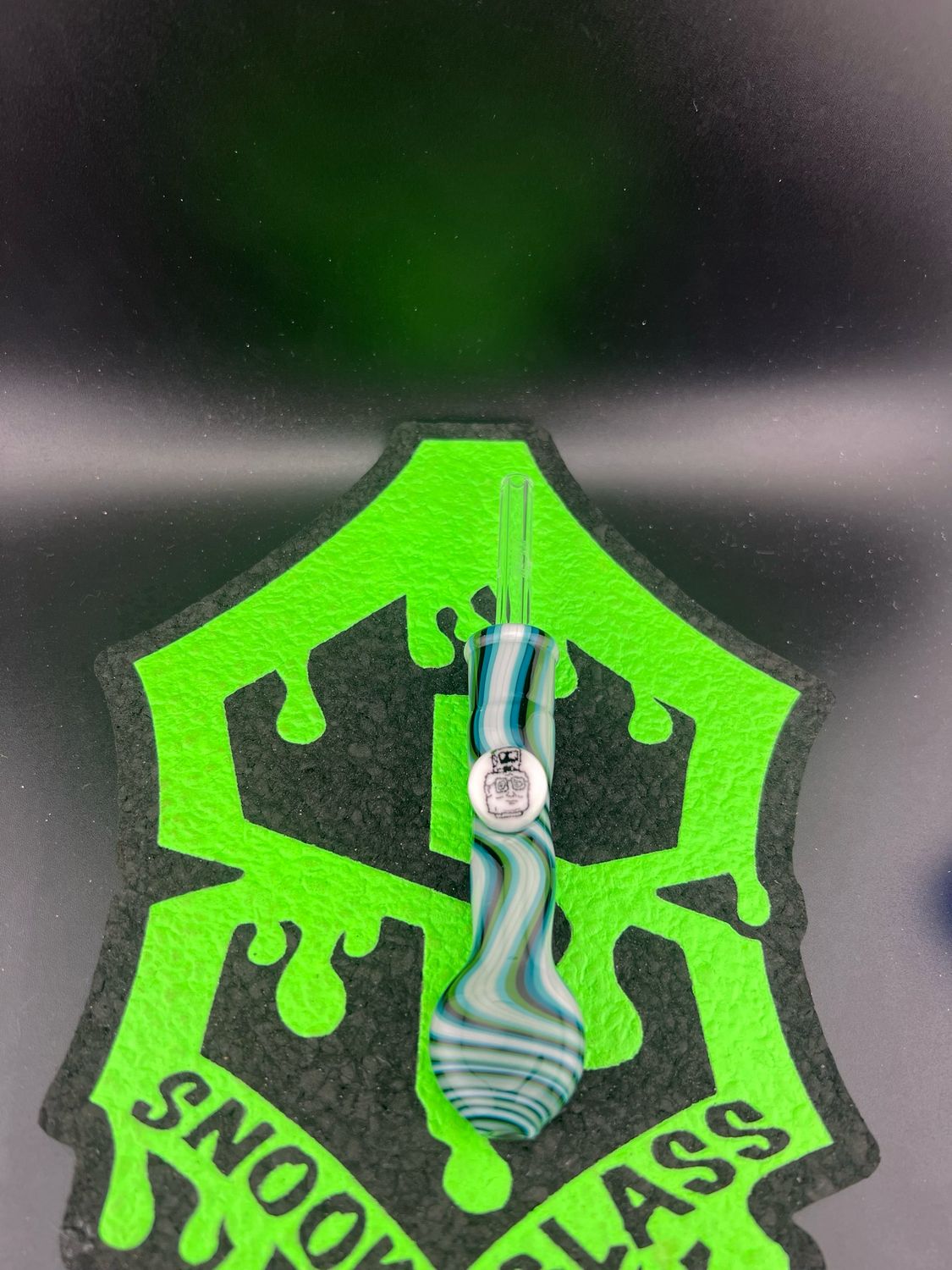 10mm Nectar Collector. Propane Hank Milli. Flat Mouthpiece. Includes Nastee X Snook Etched Tip.