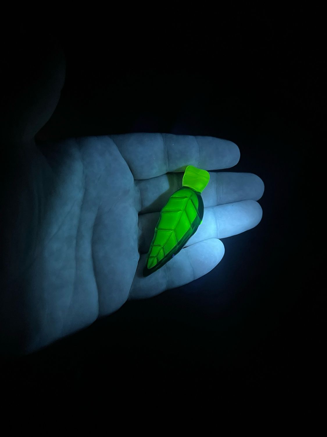 Summer Series Offering #8 UV Leaf pendant