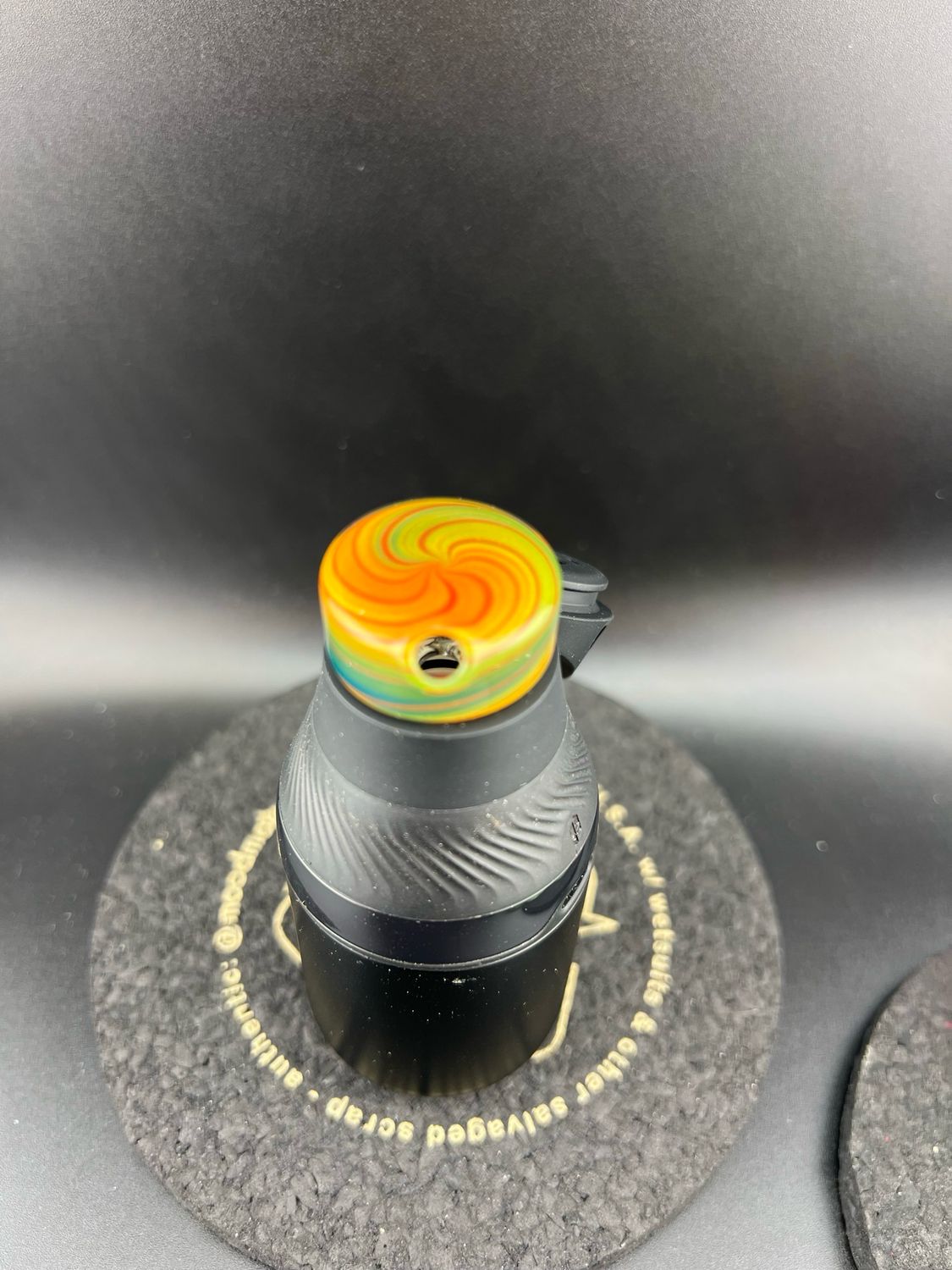 Sandalz Glass Puffco Core Mouthpiece. Zings Pearls/dual Airflow