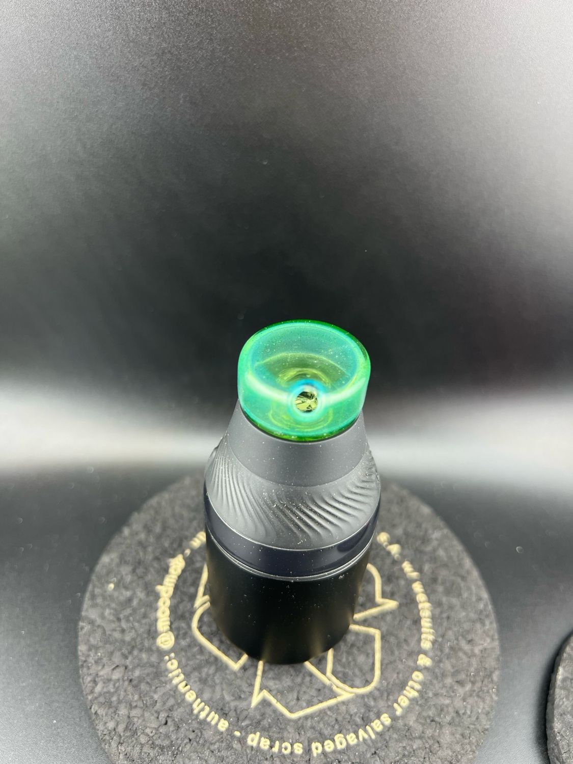 Sandalz Glass Puffco Core Mouthpiece. Zings Pearls/dual Airflow
