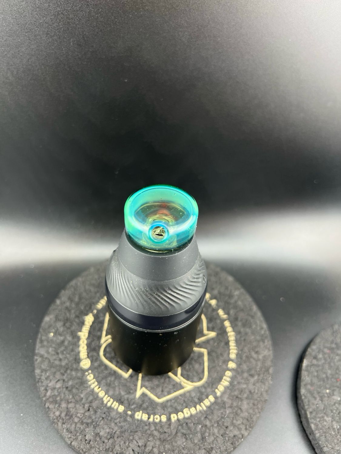Sandalz Glass Puffco Core Mouthpiece. Zings Pearls/dual Airflow
