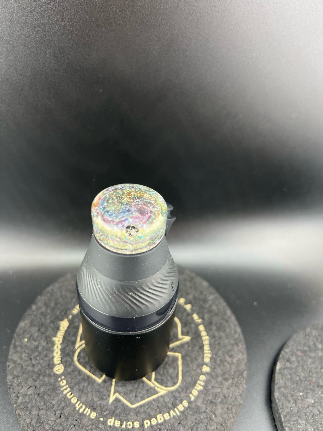 Sandalz Glass Puffco Core Mouthpiece. Zings Pearls/dual Airflow