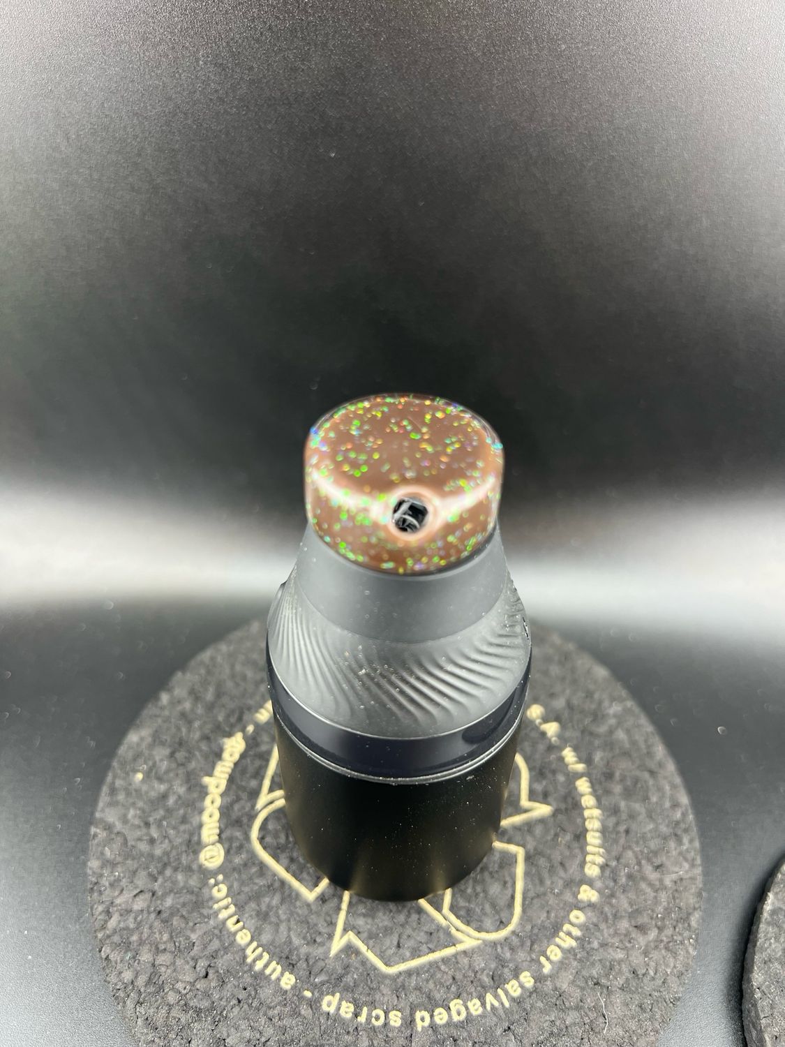 Sandalz Glass Puffco Core Mouthpiece. Zings Pearls/dual Airflow