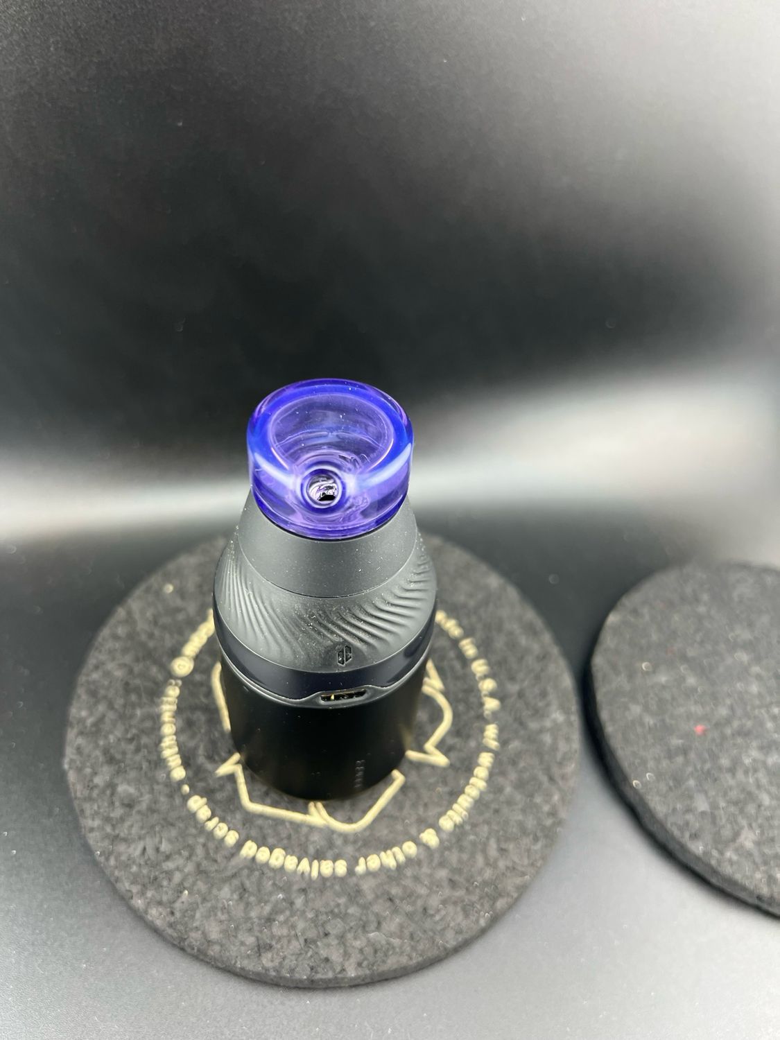 Sandalz Glass Puffco Core Mouthpiece. Zings Pearls/dual Airflow