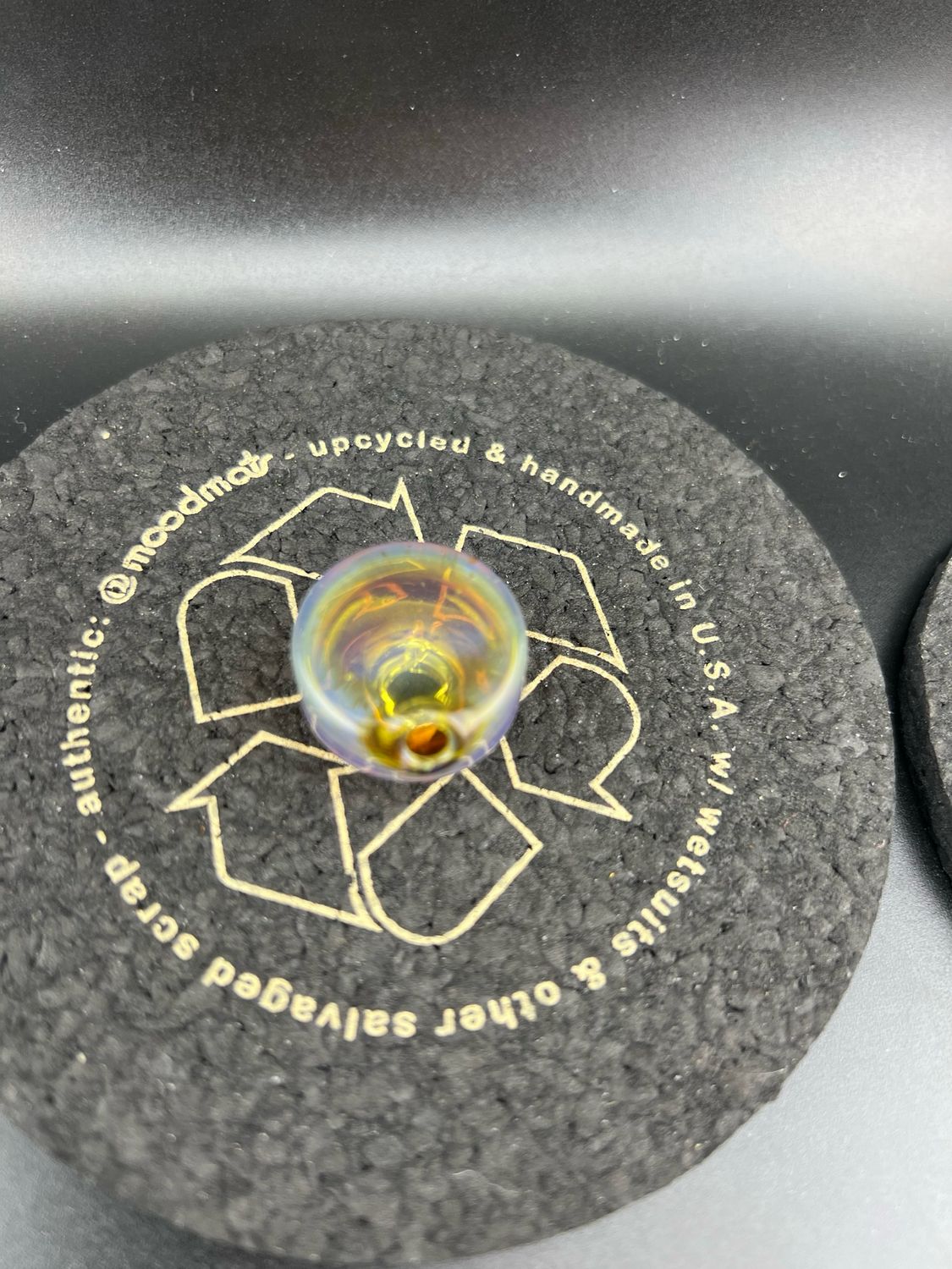 Sandalz Glass Puffco Core Mouthpiece. Zings Pearls/dual Airflow