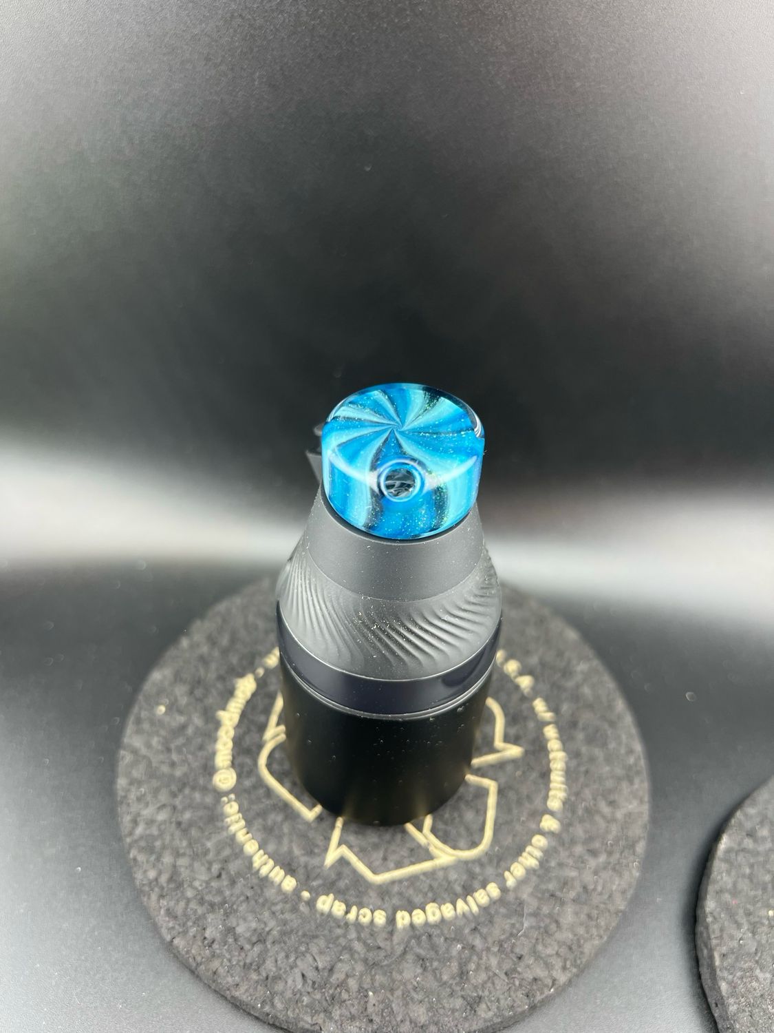 Sandalz Glass Puffco Core Mouthpiece. Zings Pearls/dual Airflow