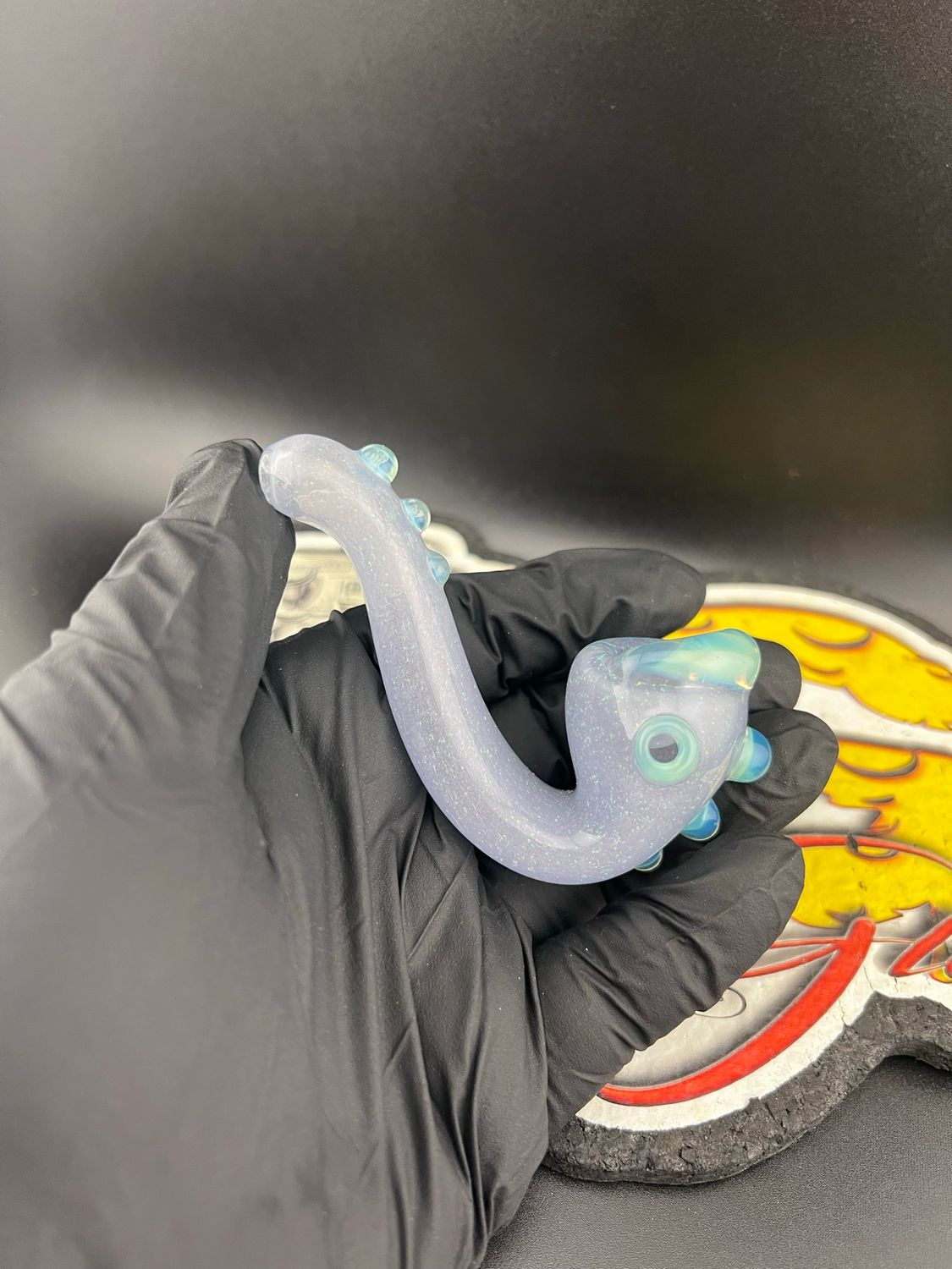 UV Crushed Opal Sherlock With Marina Accents and Left handed carb.