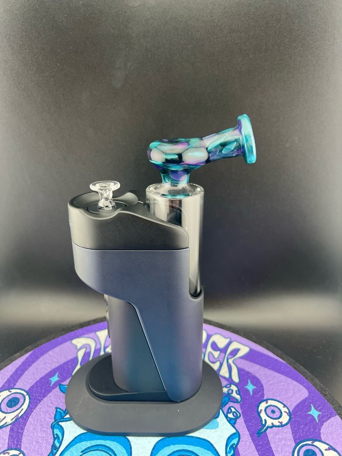 Snook Glass X Charlie Shaw Switch GO Attachment. 4 Hole Fixed Disc Perc