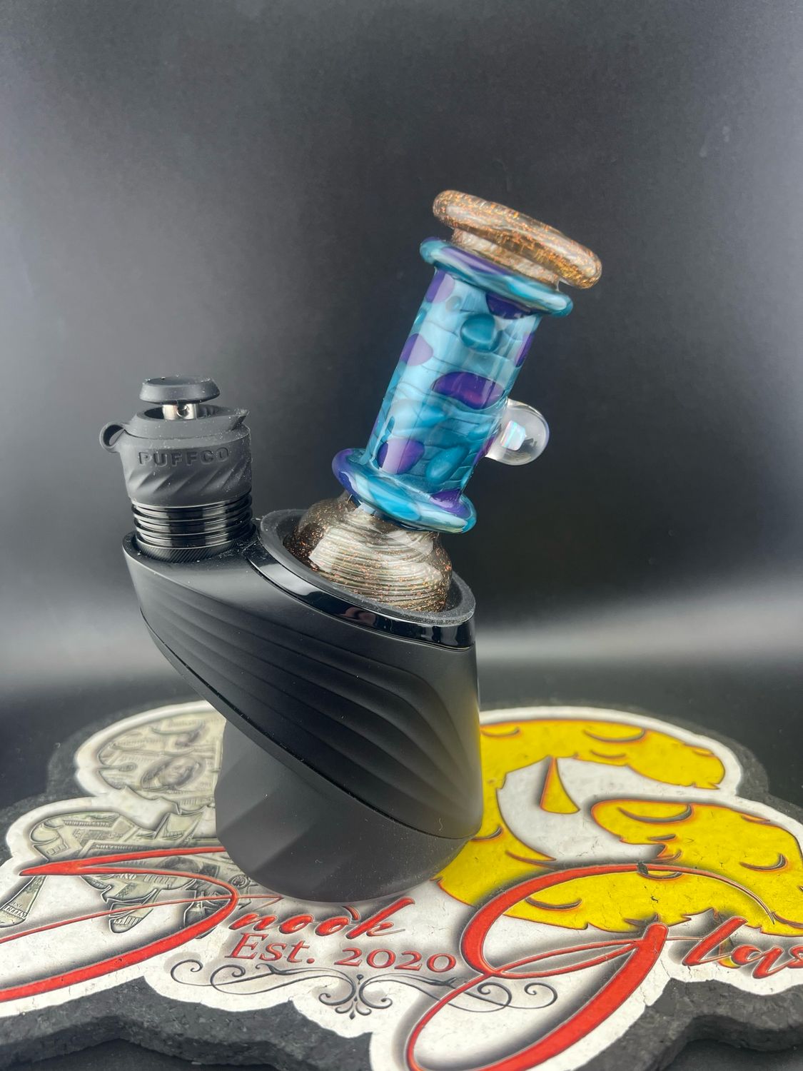 Snook Glass X Moonboot710 Puffco Dry Attachment