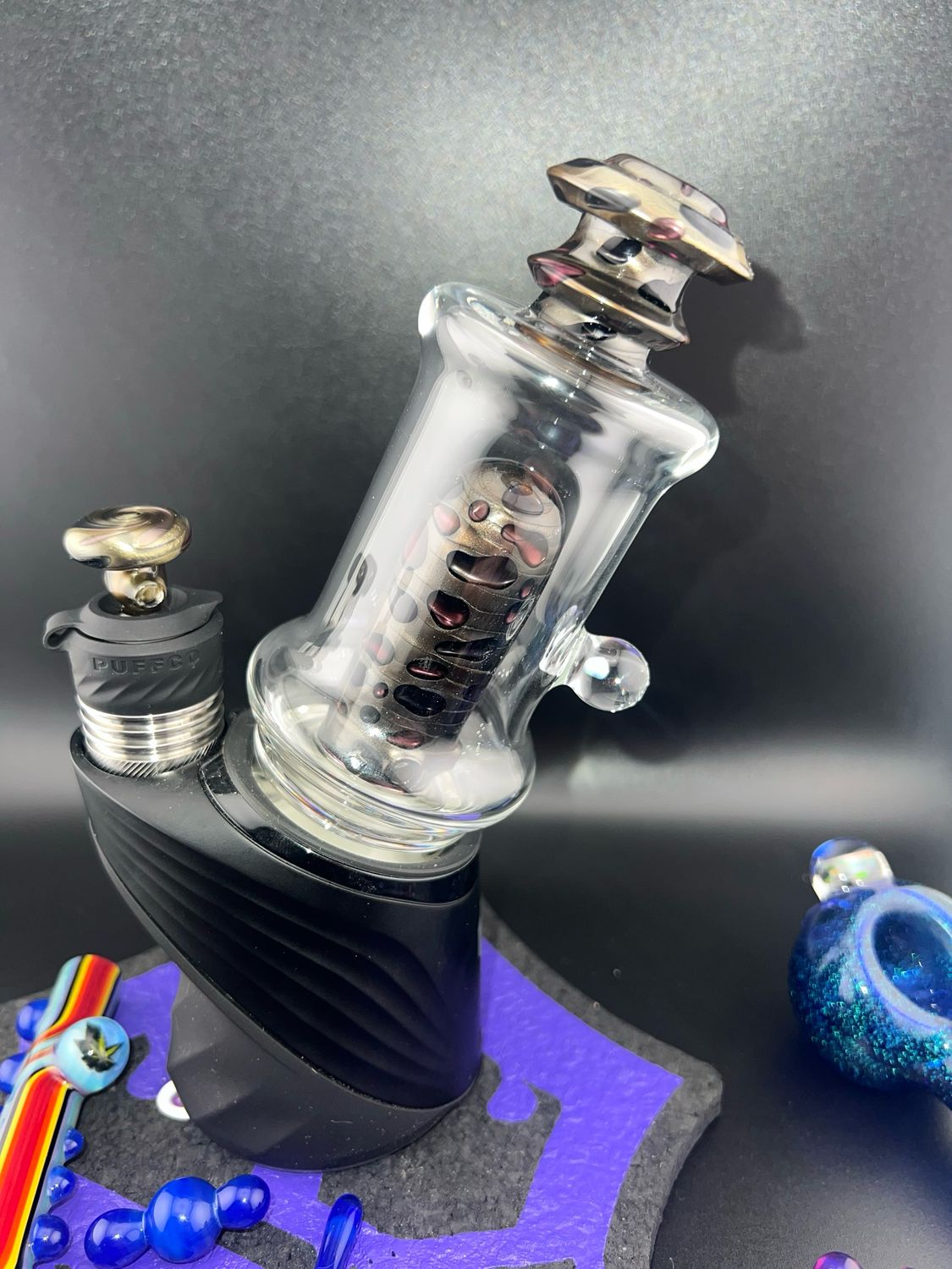 Snook X Moonboot Puffco Attachment. 3 Hole dome perc.