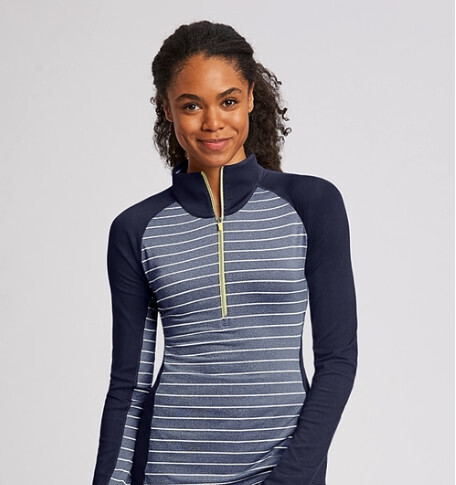 Annika Chameleon Colorblock Half-Zip