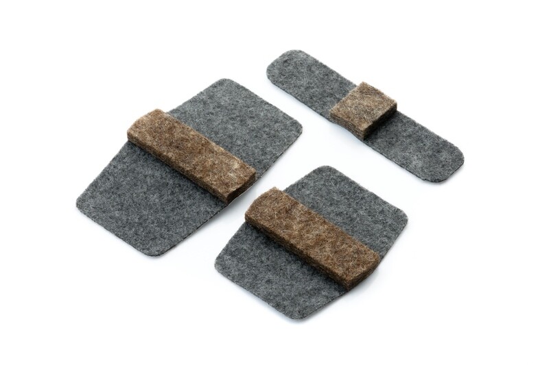 Stuhlgleiter Wrap-Around® Wollfilz Grey