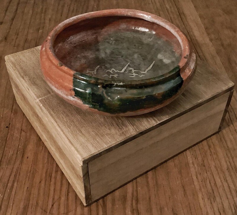 Red Raku Ware Bowl