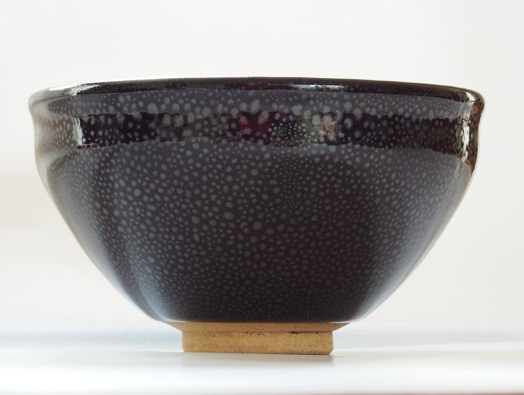 Black-glazed Tenmoku Style Matcha Tea Bowl