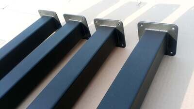 Square Pipe Table Legs | Metal Pipe Legs | N126