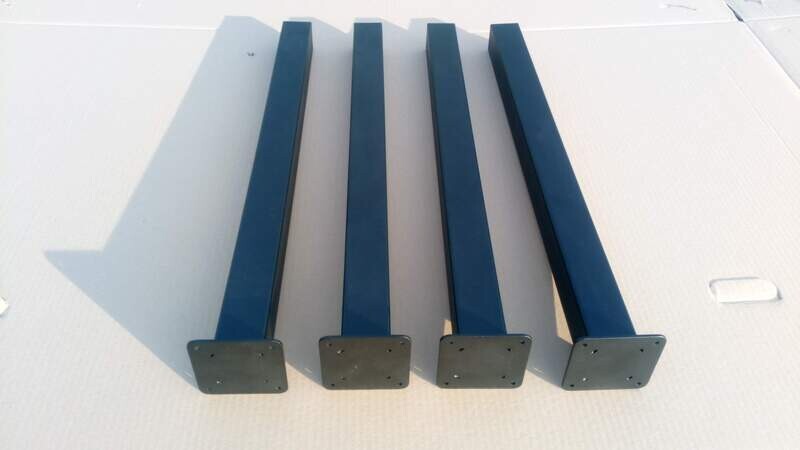 Square Pipe Table Legs | Metal Pipe Legs | N126