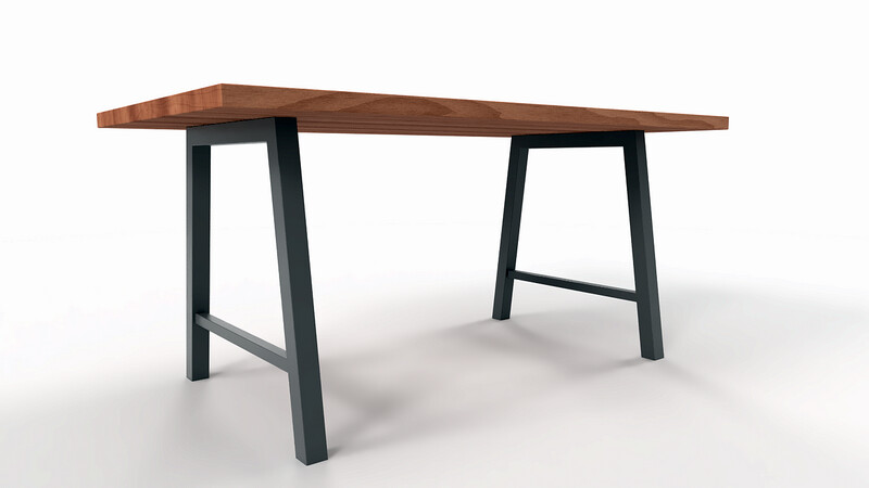 Trapezoidal Metal Table Legs for Minimalist Furniture Design | Kitchen Table Legs | Dining Table Legs | N138