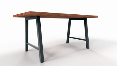 Trapezoidal Metal Table Legs for Minimalist Furniture Design | Kitchen Table Legs | Dining Table Legs | N138