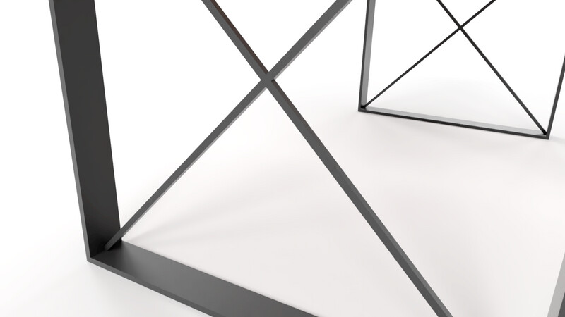 X-Shape Square Table Legs | N141