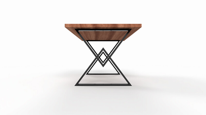 X Shape Table base | Industrial Table Legs | N215